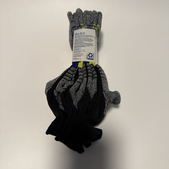 Champion Men’s Performance Fit Ankle Socks 4-Pack Sz 6-12 Cushioned Compression - Picture 2 of 3